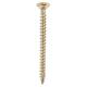 Classic Pozi Countersunk Wood Screws - 4.0 x 50mm - Yellow Zinc - Pack of 200