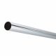 19mm Round Steel Hanging Rail Tube - 3000mm Length - Polished Chrome