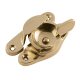 14mm Narrow Keep Fitch Sash Window Fastener - 65 x 14mm - Polished Brass