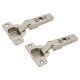 CLIP Top Cabinet Hinge - 120° - Un-Sprung - Overlay - Zinc Plated - Pair