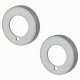 Privacy Cover Rose - 52mm Diameter - Satin Chrome