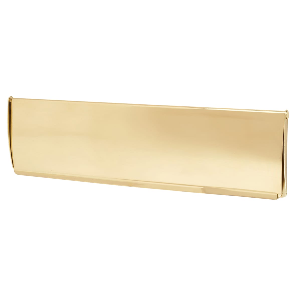 Curved Pattern Interior Letter Tidy - 280 x 76mm - Polished Brass