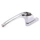uPVC/Timber Maxim Espagnolette Locking Multipoint Window Handle - Left Hand - Bright Chrome
