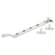 Victorian Casement Window Stay - 10"/250mm Length - Soft Satin Chrome
