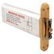 Perkomatic R85 Hydraulic Concealed Chain Door Closer - Radius Plate - Polished Brass