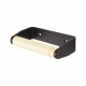 Sprung Toilet Roll Holder - 12-21mm Panels - Black Fine Textured