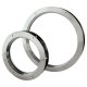 Single Glazed Round Vision Panel - 288mm Diameter - Satin Stainless Steel