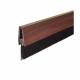 Brush Seal Strip - 914mm Length - Brush Size 22mm - Mahogany Effect