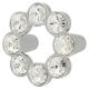 Venice Circular Crystal Cabinet Knob - 50mm Diameter - Polished Chrome