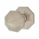 Marcus Satin Nickel Octagonal Centre Door Knob - 66mm Rose Diameter