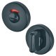 Nylon Bathroom Turn & Release with Indicator - 52mm Diameter - Anthracite Grey