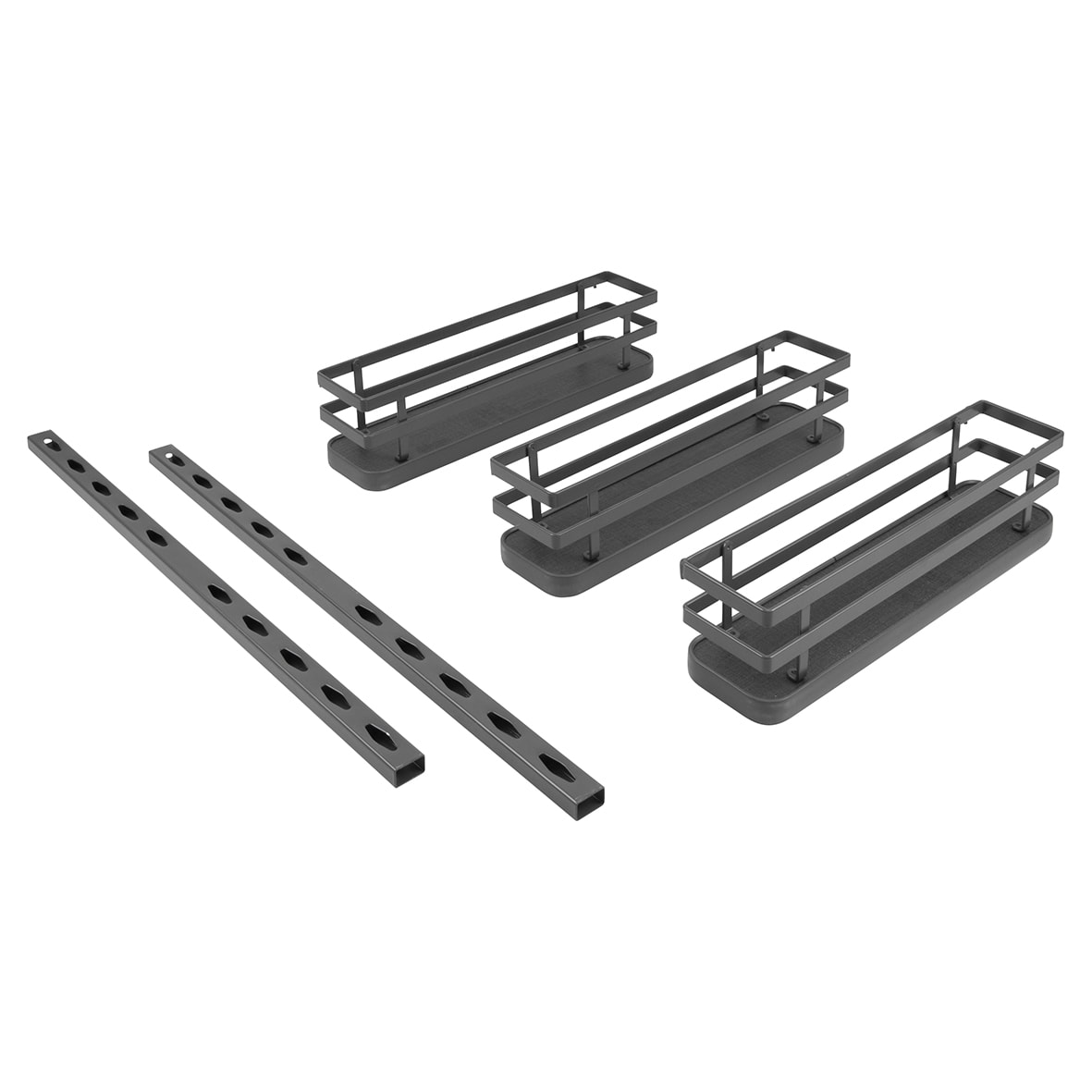 Titane 3 Tier Spice Rack - Anthracite Grey