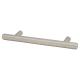 12mm T-Bar Cabinet Pull Handle - 96mm Centres - Satin Stainless Steel