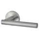 Satin Chrome Door Handles on Round Rose - Eden Range