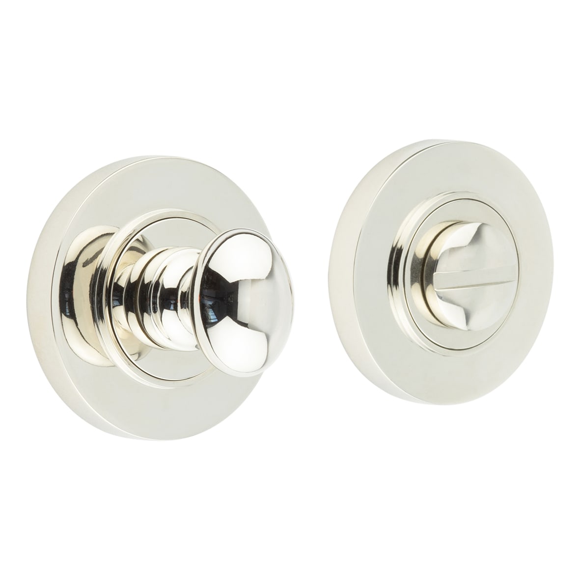 Inner 1 Turn & Release with Plain Rose - 47mm Diameter - Pol Nickel