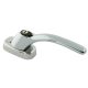 uPVC/Timber Tilt & Turn Espagnolette Locking Multipoint Window Handle - Bright Chrome