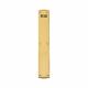 Solid Brass Period Entrance Finger Plate - Push - 450 x 75 x 4mm - Polished