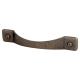 Mottled Bow Cabinet Pull Handle - 128mm Centres - Pewter