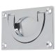 Flush Chest Drawer Cabinet Pull Handle - 75 x 45mm - Polished Chrome