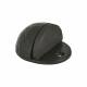 Half Moon Oval Floor Door Stop - 44 x 26mm - Antique Black Iron