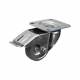 Industrial Castor - Swivel Braked - 80kg Max Weight - 80mm Diameter - Grey