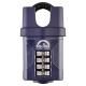 CP50CS Combination All Weather Closed Shackle Padlock - 50mm Body - 22 x 20mm Shackle - Blue
