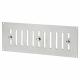 Hit & Miss Vent - 242 x 89mm - Satin Chrome