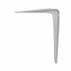 London Pattern Shelf Bracket - 200 x 150mm - Silver