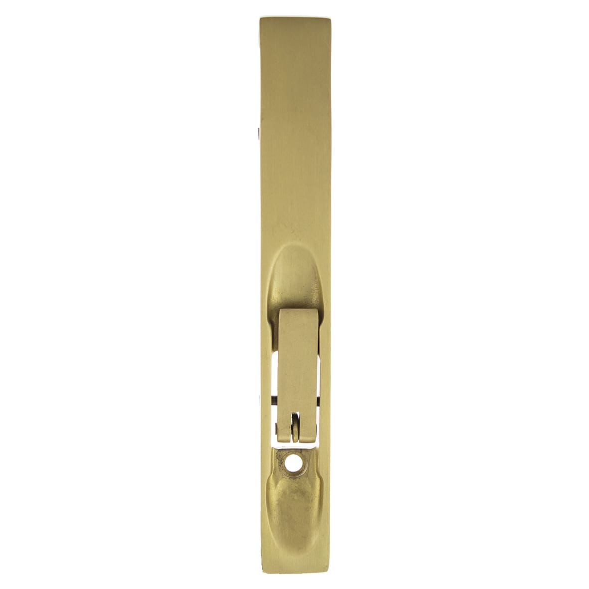 Lever Action Flush Bolt - 150 x 19mm - Satin Brass