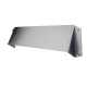 Security Hood - 300 x 89mm - Satin Aluminium