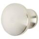 Mushroom Style Round Cabinet Knob - 30mm Diameter - Satin Stainless Steel