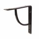 Plain Shelf Bracket - 152 x 152mm - Black