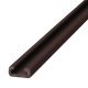 Sash Window Plain Pile Carrier - 2200mm Length - No Pile - Brown
