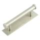 Thaxted 15mm Lines T-Bar Cabinet Pull Handle on Plain Backplate - 96mm c/c - Satin Nickel