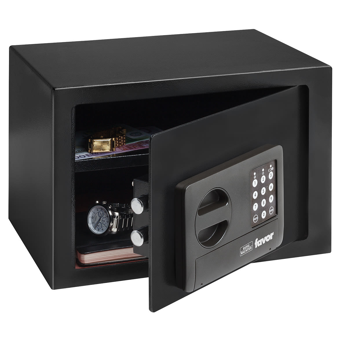 Favor S5E Safe 5 - 250 x 350 x 250mm - Keypad - Matt Grey