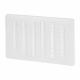 Hit & Miss Vent - 155 x 95mm - 2182mm² Free Air Flow - White Plastic