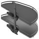Titane Lake Corner Pull Out Organiser - Cabinet Width 860mm - Right Hand - Anthracite Grey