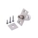 Bramah Rola Retractable Egress Sash Window Stop - 22 x 16mm - White