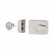 Roller Bolt Deadlocking Nightlatch - 60mm Backset - Polished Chrome Case/Cylinder