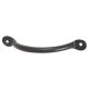 Bean Bow Cabinet Pull Handle - 115mm Centres - Black Iron