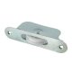 Radius Axle Sash Window Pulley - 44mm Curved Nylon Wheel - Silver