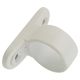 Standard Mounting Sash Window Ring Lift - 27mm Diameter - White