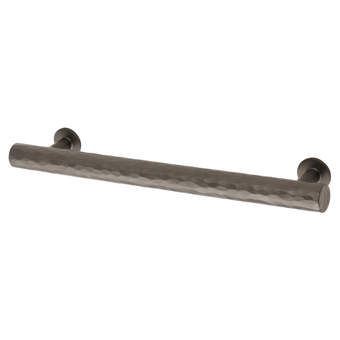 Leila 15mm Hammered T-Bar Cabinet Pull Handle - 160mm Centres - Dark Bronze