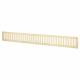 Plain Slotted Vent - 600 x 76mm - 9800mm² Free Air Flow - Polished Brass