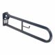 Hinged Support Grab Rail - 800 x 200mm - Dark Blue
