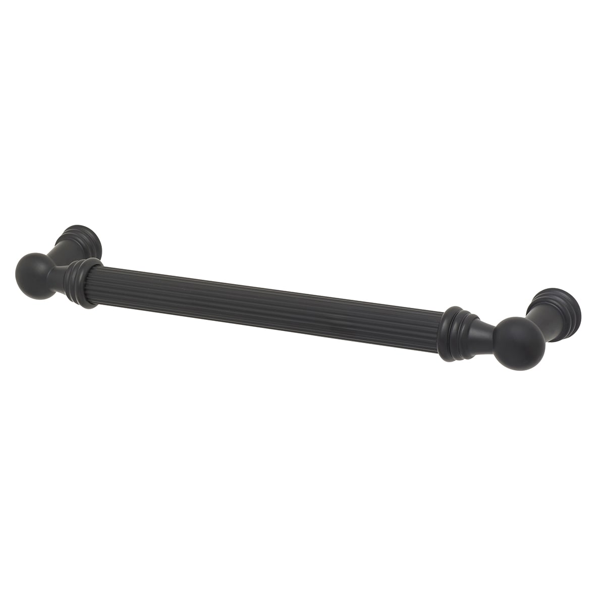 Whitby Lines 10mm T-Bar Cabinet Pull Handle - 160mm Centres - Matt Black