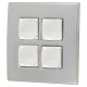 Swarovski Crystal Delos Cabinet Knob - 38 x 38mm - Clear