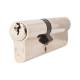 5 Pin 100mm Euro Double Cylinder - 40 + 60mm - Polished Nickel - Keyed to Differ