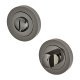 Bathroom Turn & Release - 50mm Diameter - Black Nickel
