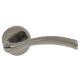 Black Nickel Door Handles on Round Rose - Solar Range